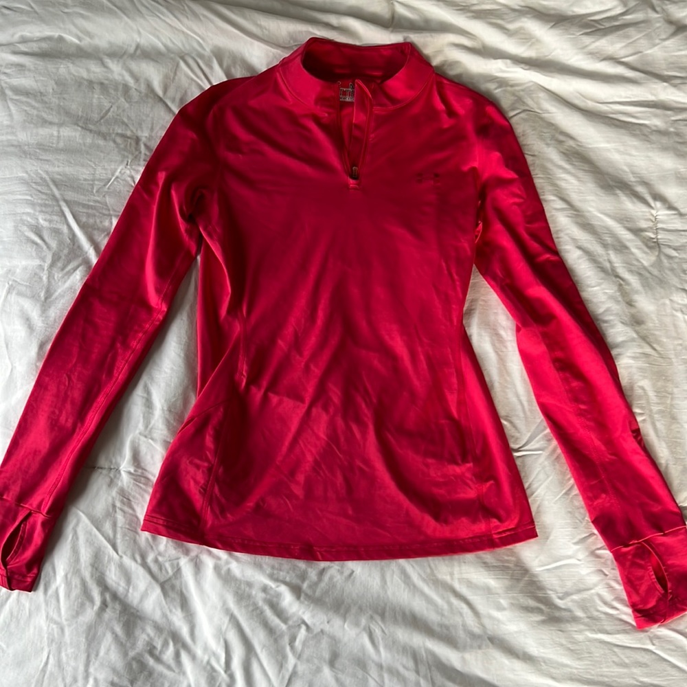 Pink Under Armour Quarter Zip